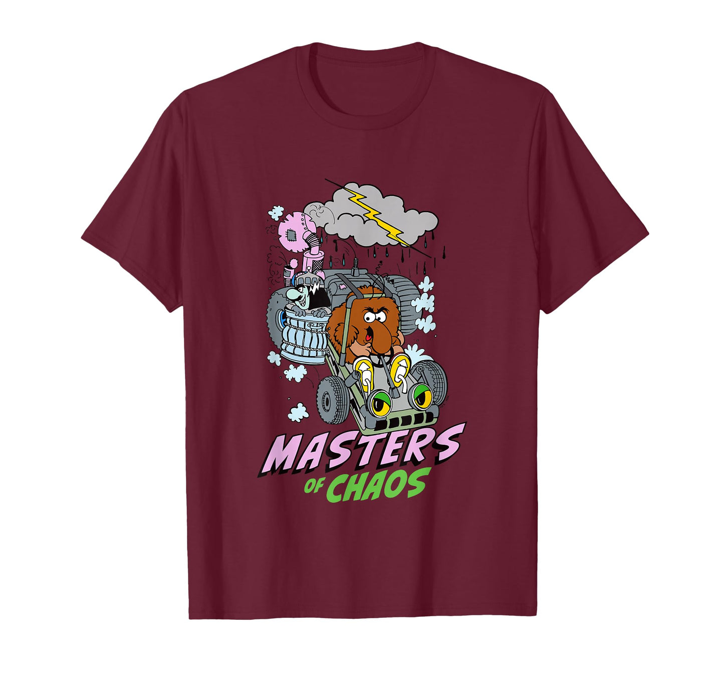 Rainbow Brite Masters Of Chaos Vintage Big Chest Poster T-Shirt