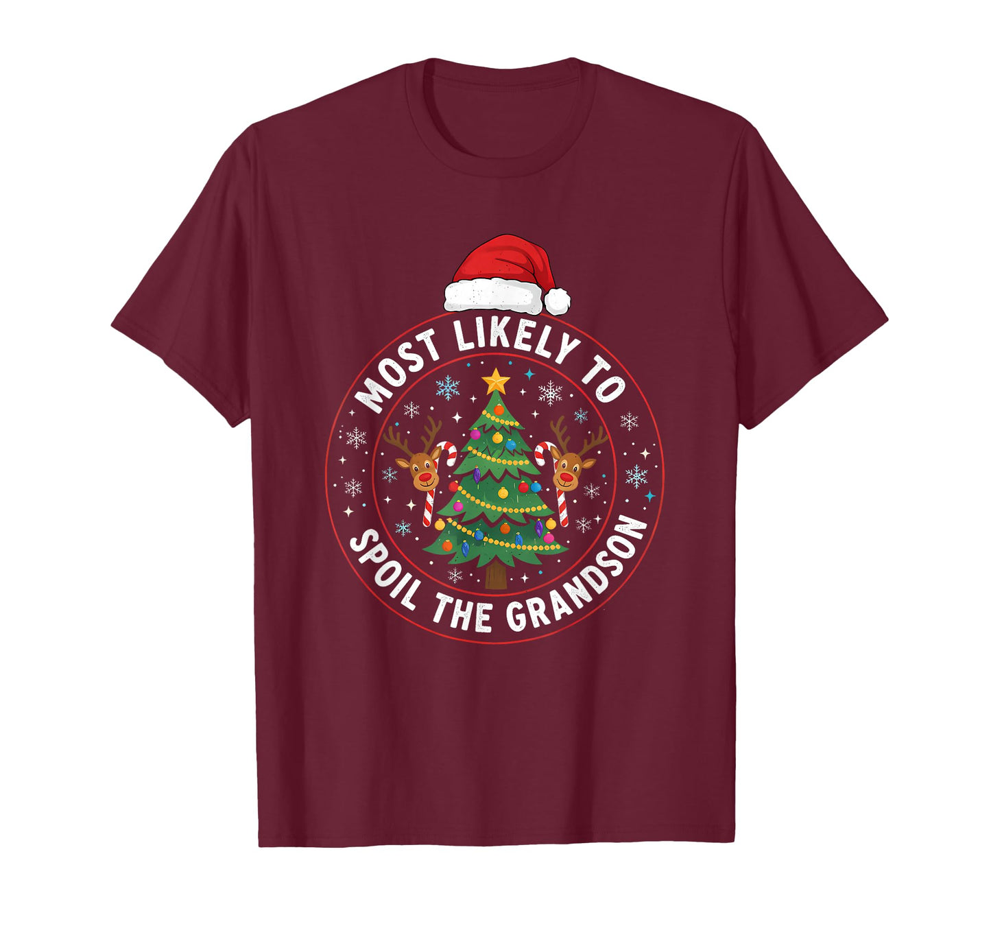 Christmas Party Most Likely to Spoil The Grandchildren Fun T-Shirt