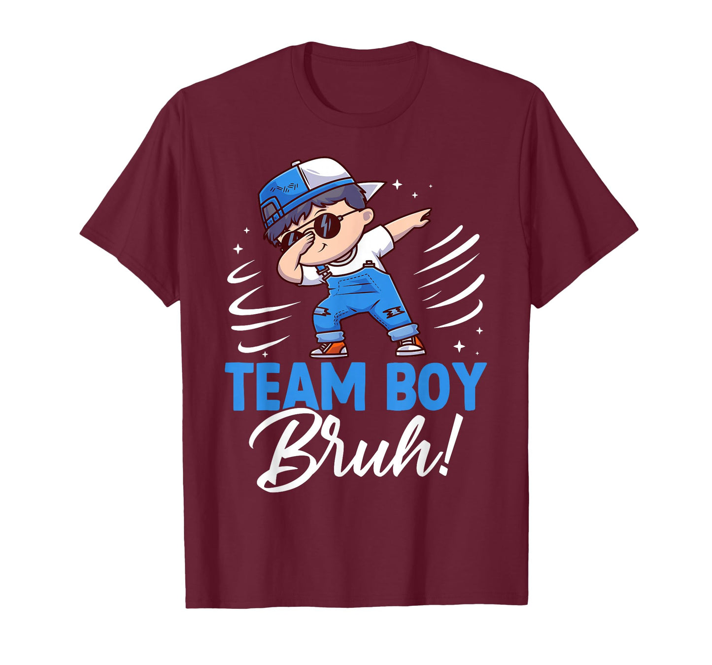 Family Team Boy Bruh Gender Reveal Party Announcement T-Shirt