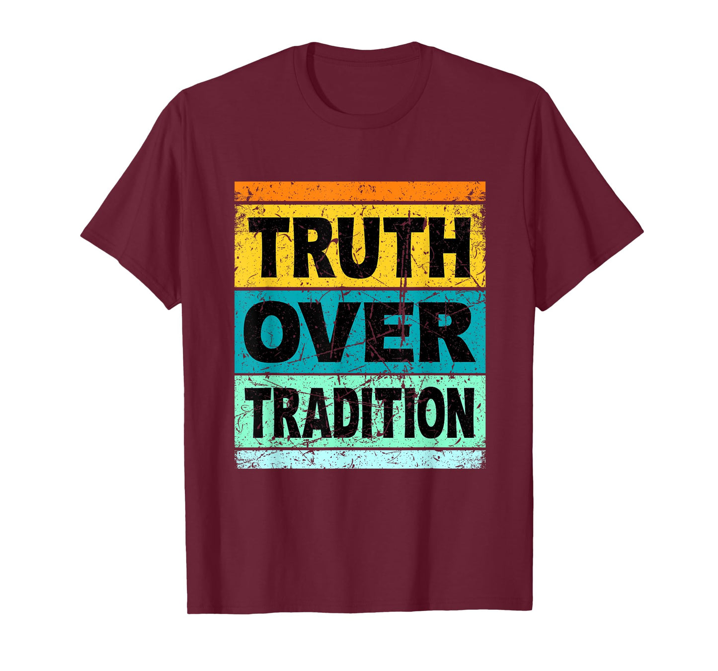 Retro Hebrew Shirt For Men Women Kids Truth Over Tradition T-Shirt