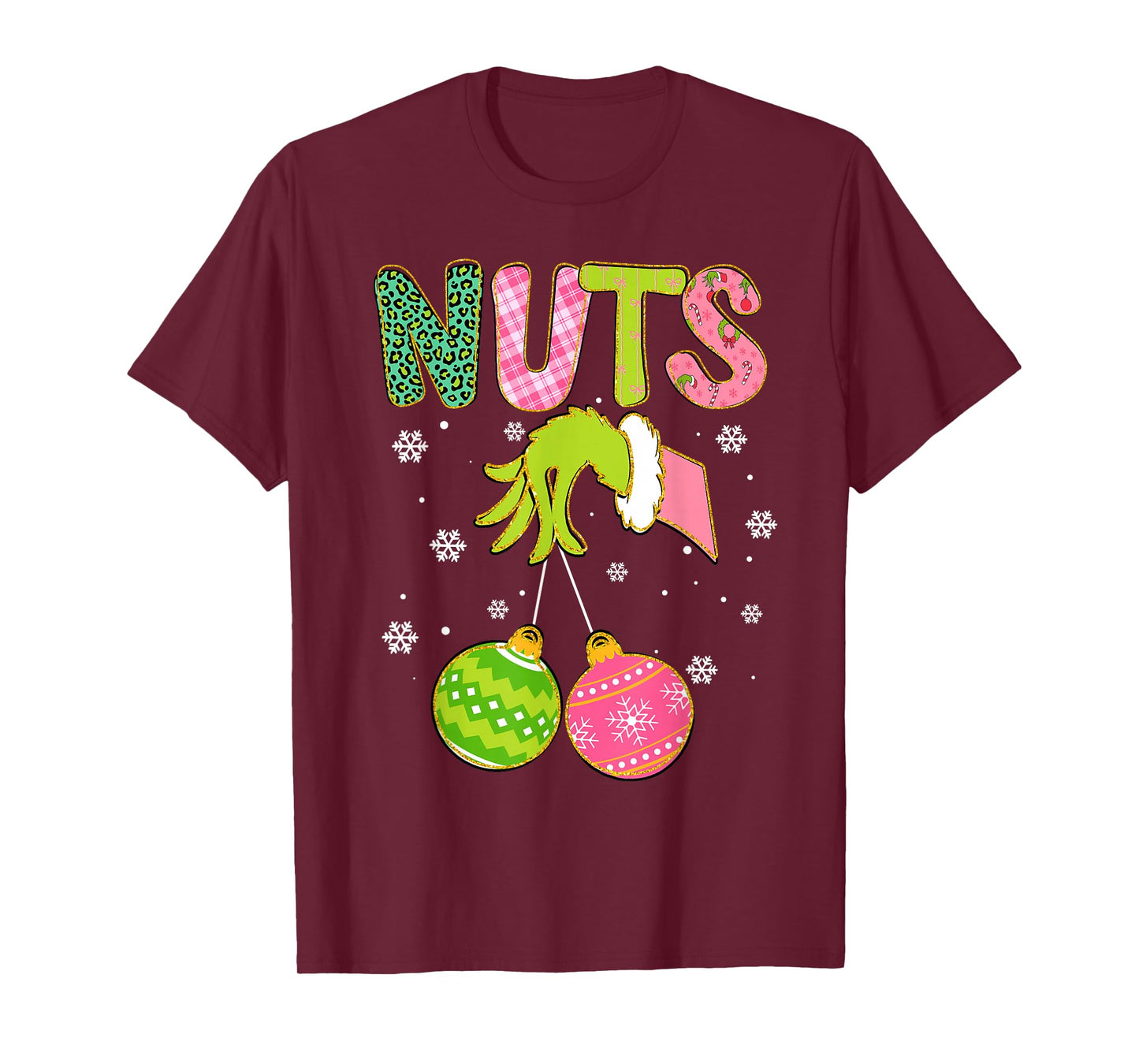 Chest Nuts Matching Chestnuts Christmas Couples Nuts Funny T-Shirt