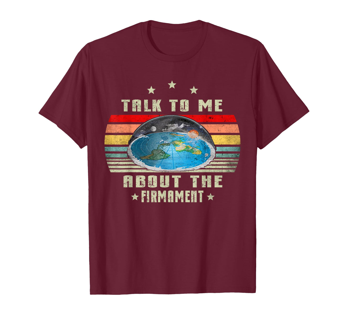 Flat Earth talk to me about the firmament flat Earth Vintage T-Shirt