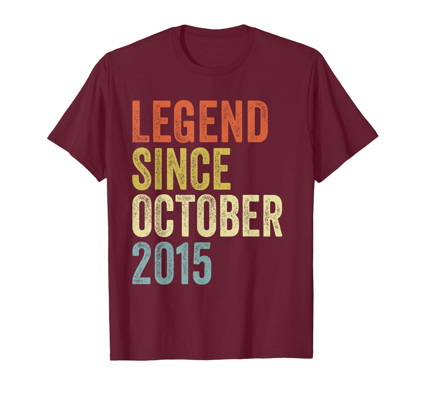 Legend Since October 2015 10th Birthday Gifts 10 Year Old T-Shirt