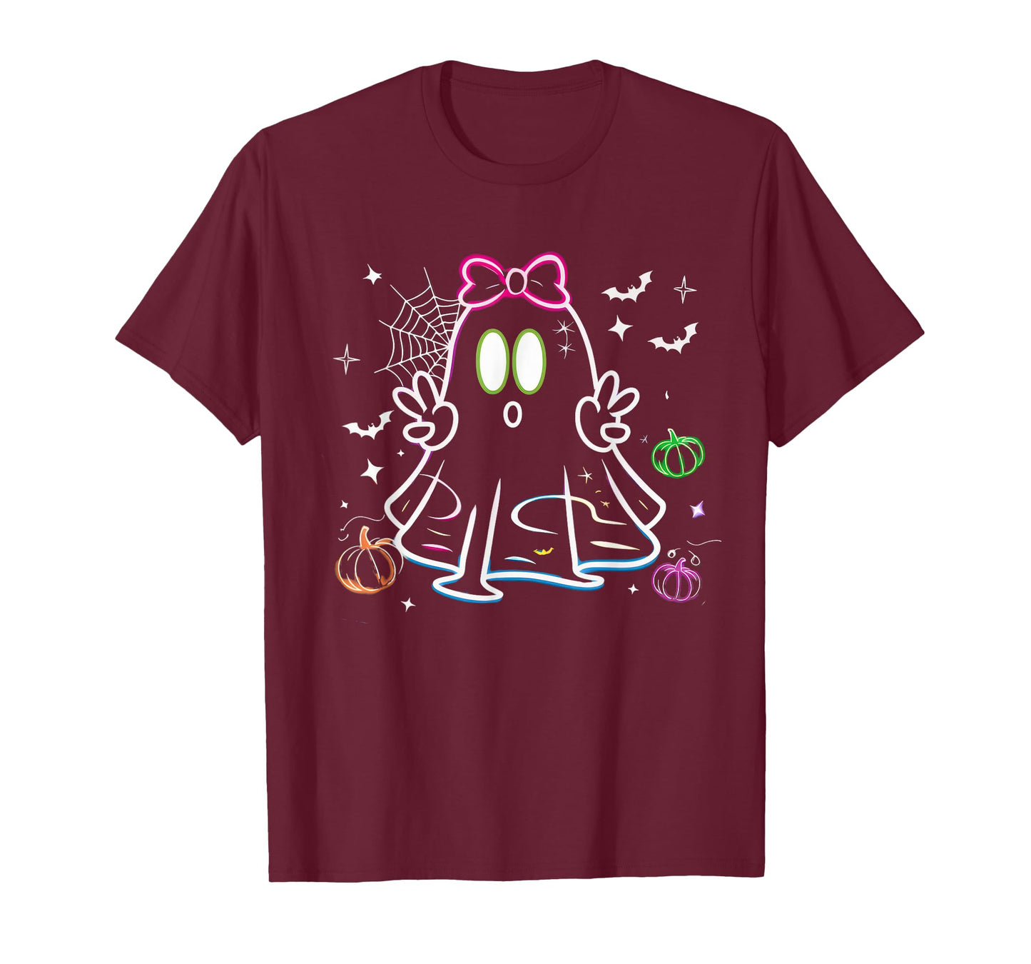 Halloween Tshirt Women Men Skeleton Witch Monster Party T-Shirt