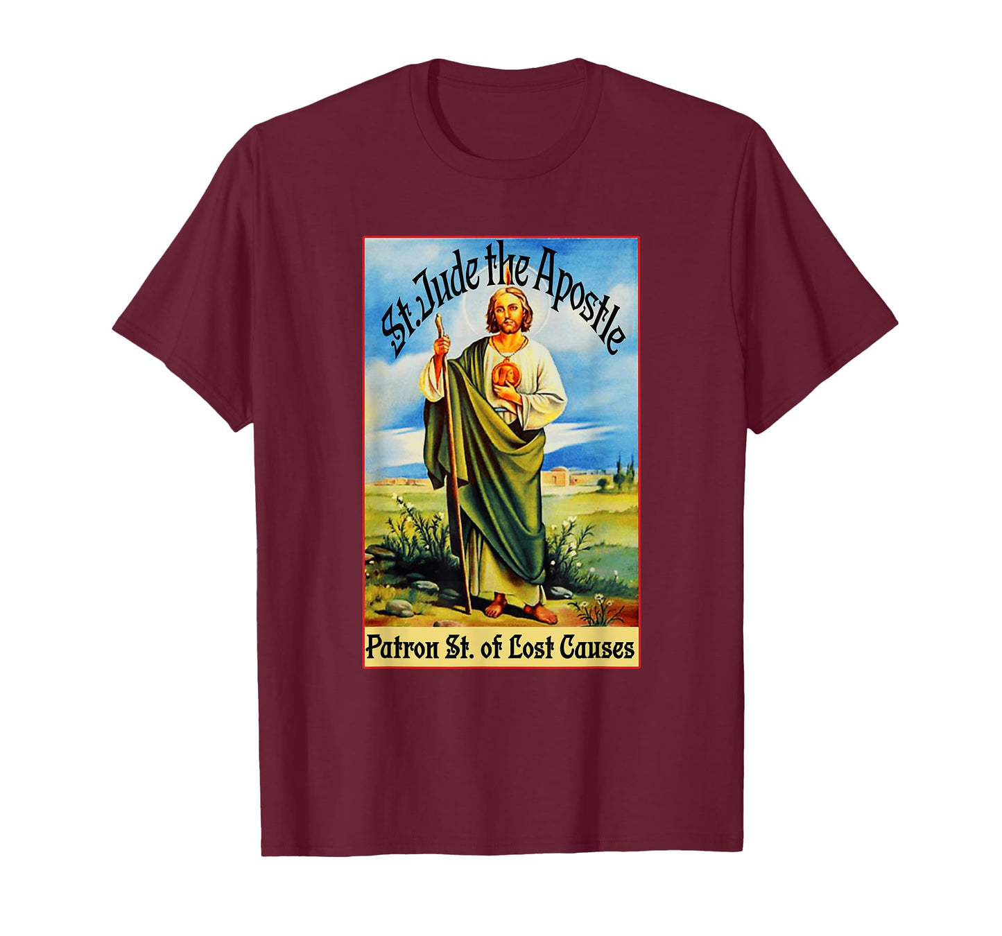 St. Jude the Apostle of Jesus Lost Causes Patron Saint Tee T-Shirt