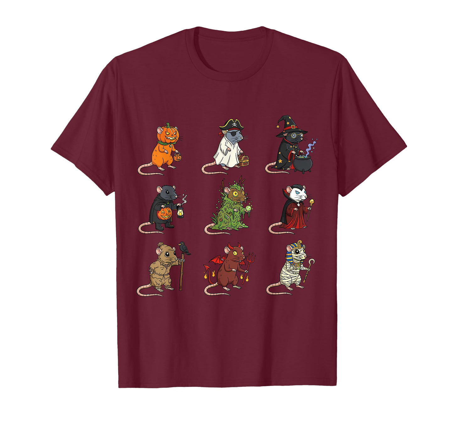 Rat Spooky Witch Zombie Boo Halloween for Boys & Girls T-Shirt