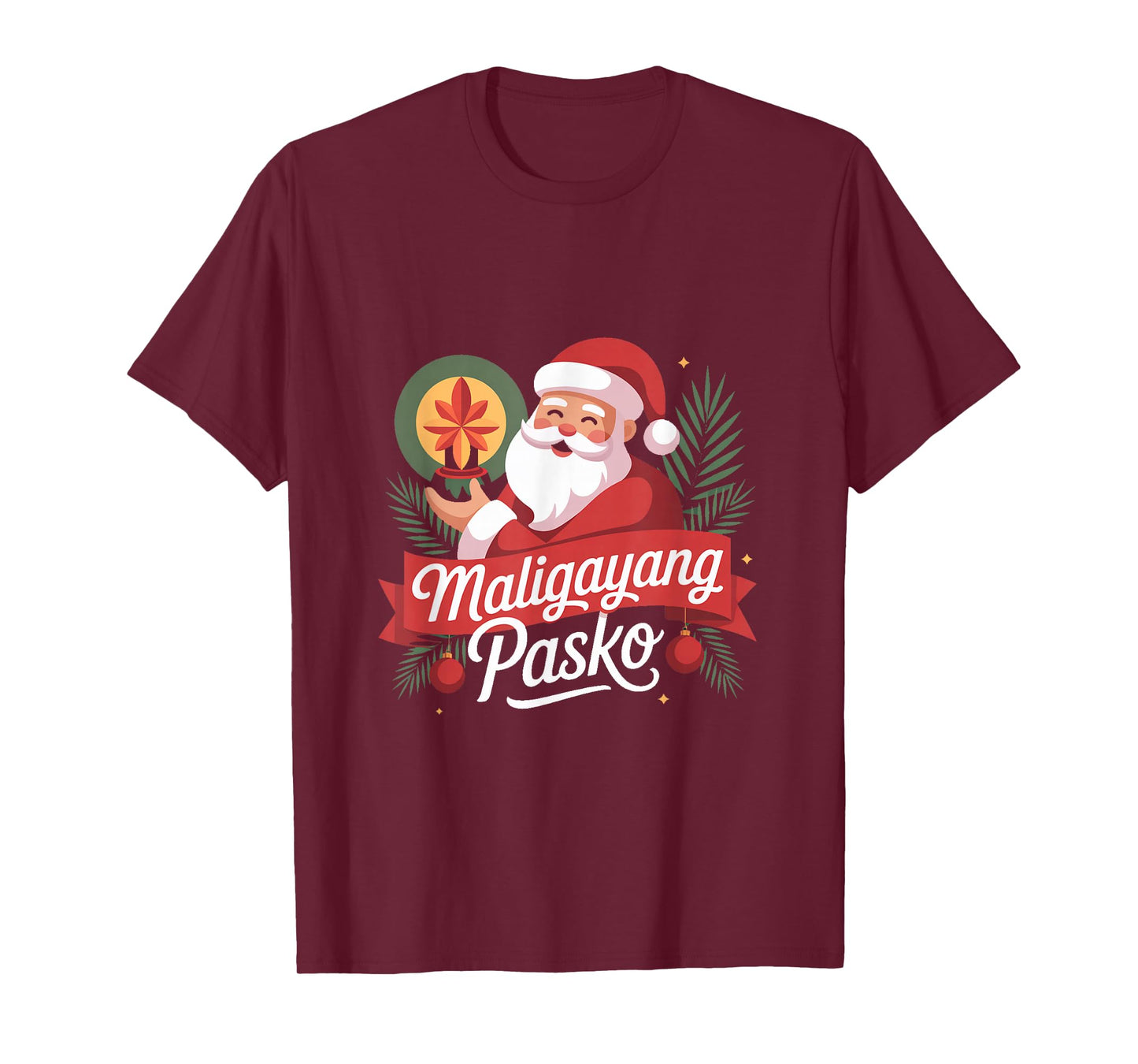 Filipino Santa Claus Christmas Maligayang Pasko T-Shirt