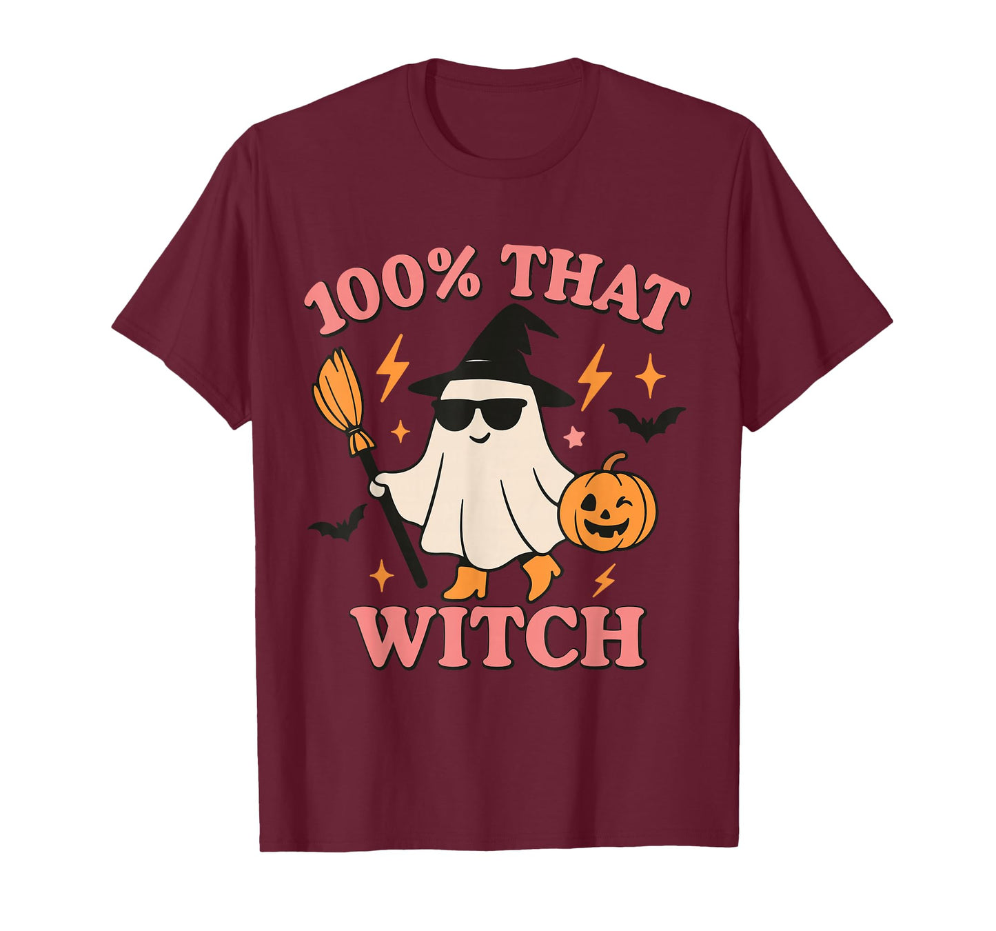 100% That Witch Funny Halloween T-Shirt