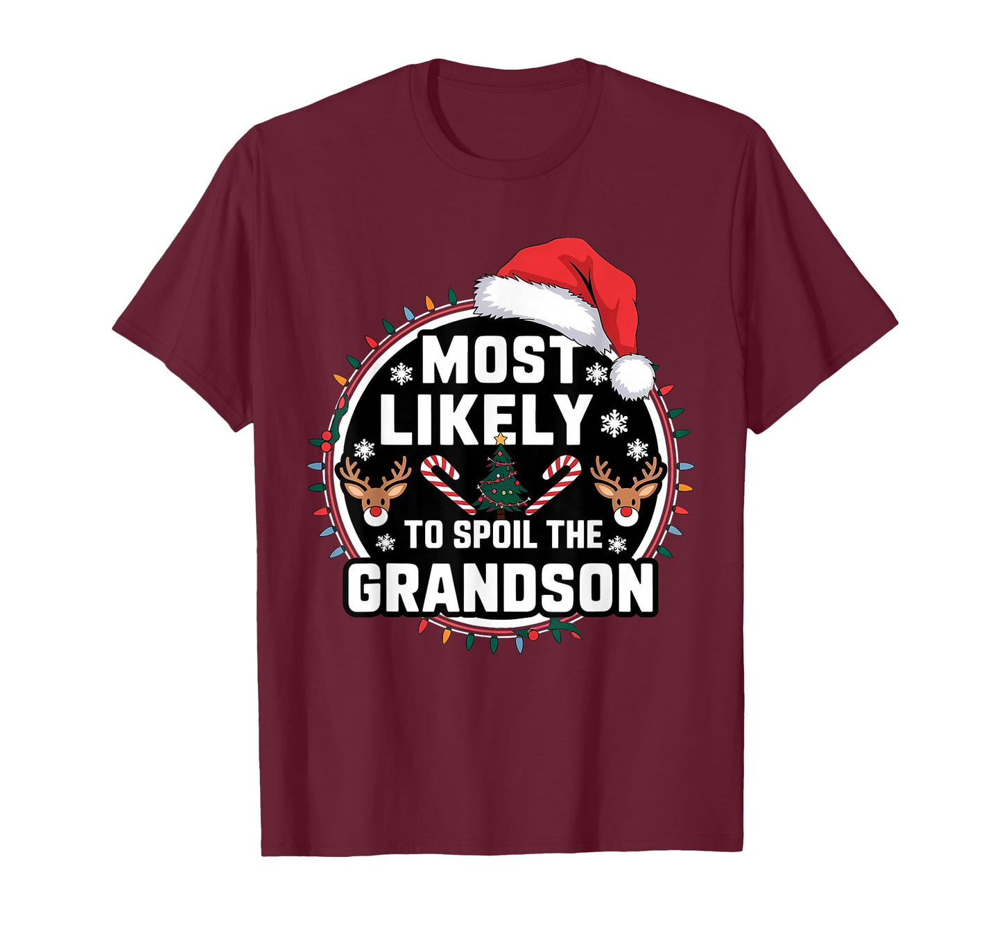 Funny Most Likely to Spoil The Grandchildren Christmas Party T-Shirt