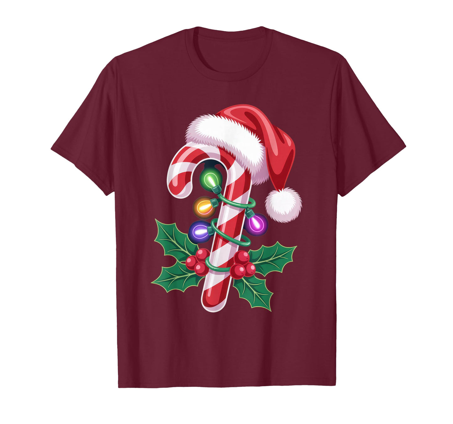 Candy Cane Christmas Cheer for Holiday Lovers T-Shirt