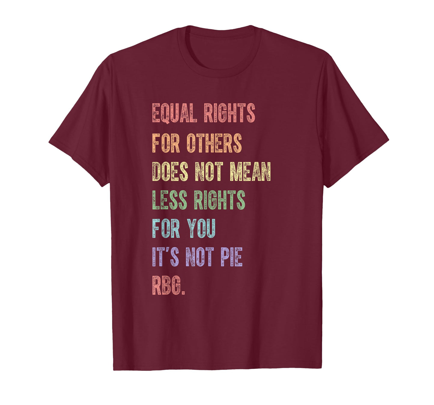 Equality Rbg Equal Rights For Others Vintage Lgbtq Feminist T-Shirt