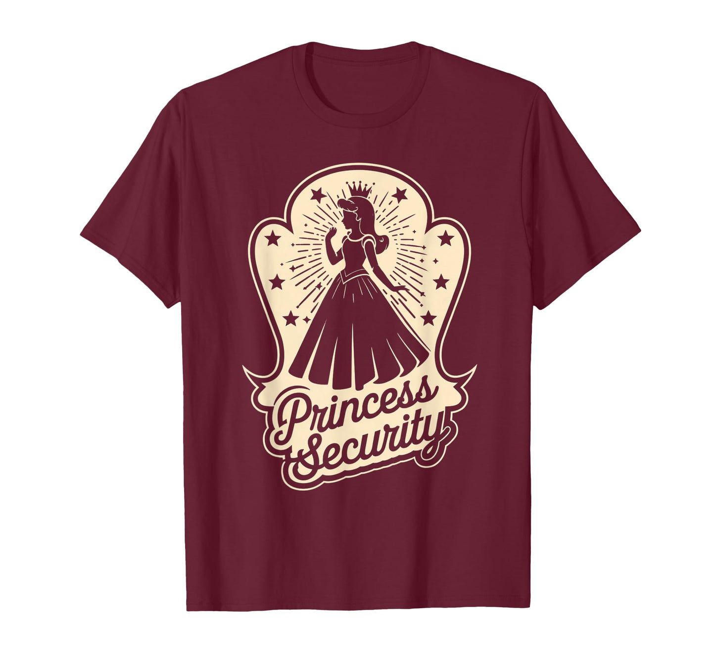 Princess Security Costume Cute Princess Girls Birthday T-Shirt