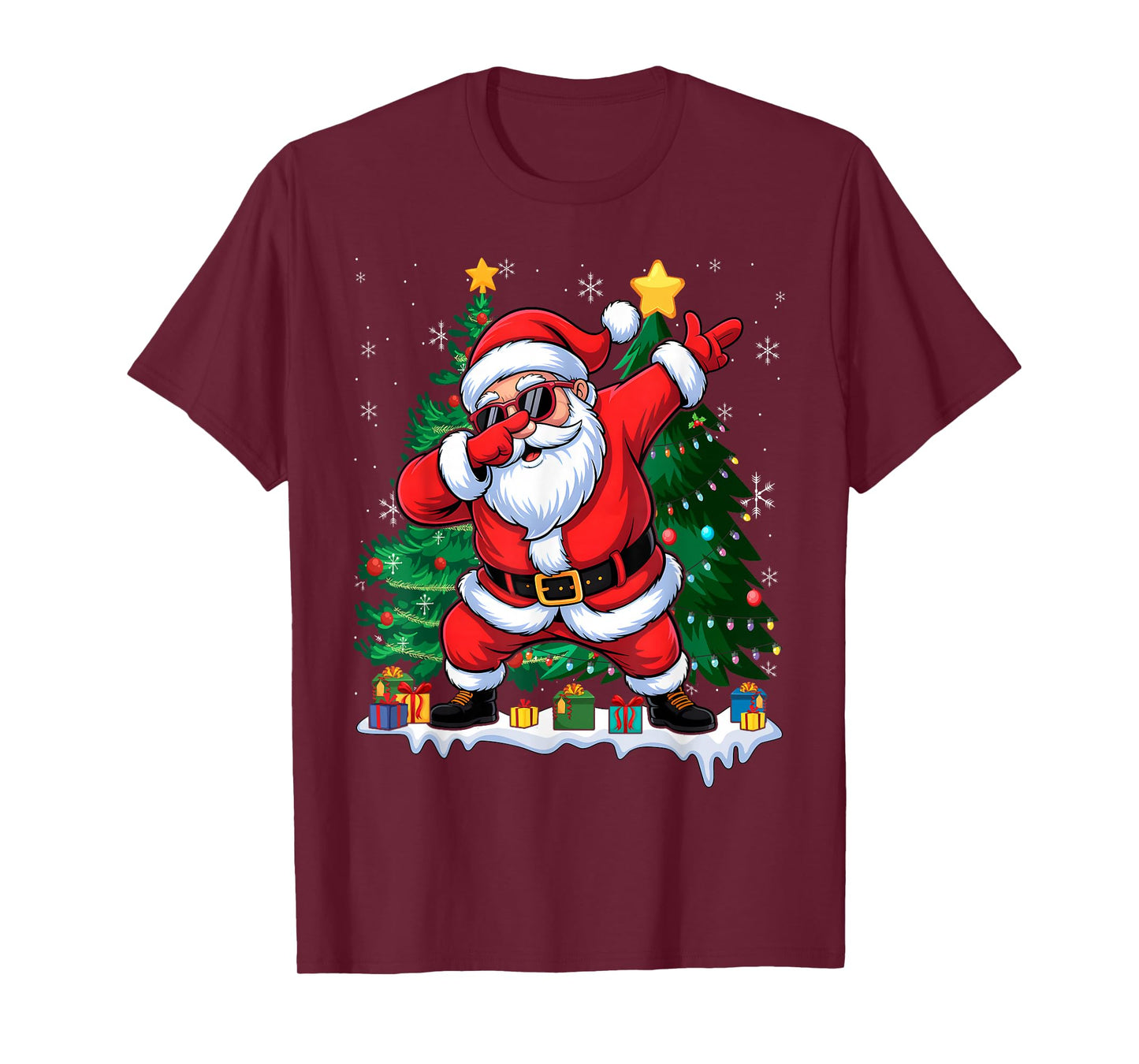 Funny Santa Claus Dab Dance Dabbing Xmas Christmas T-Shirt