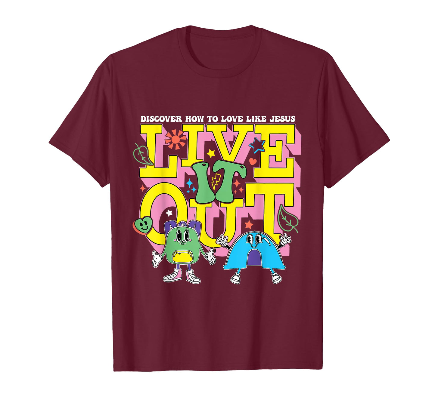 Live it Out How To Love Like Jesus VBS Summer Camp 2025 T-Shirt
