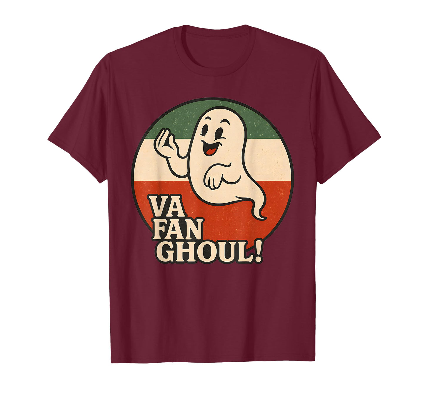 Va Fan Ghoul Ghost Italian Halloween Funny Costume Men Women T-Shirt