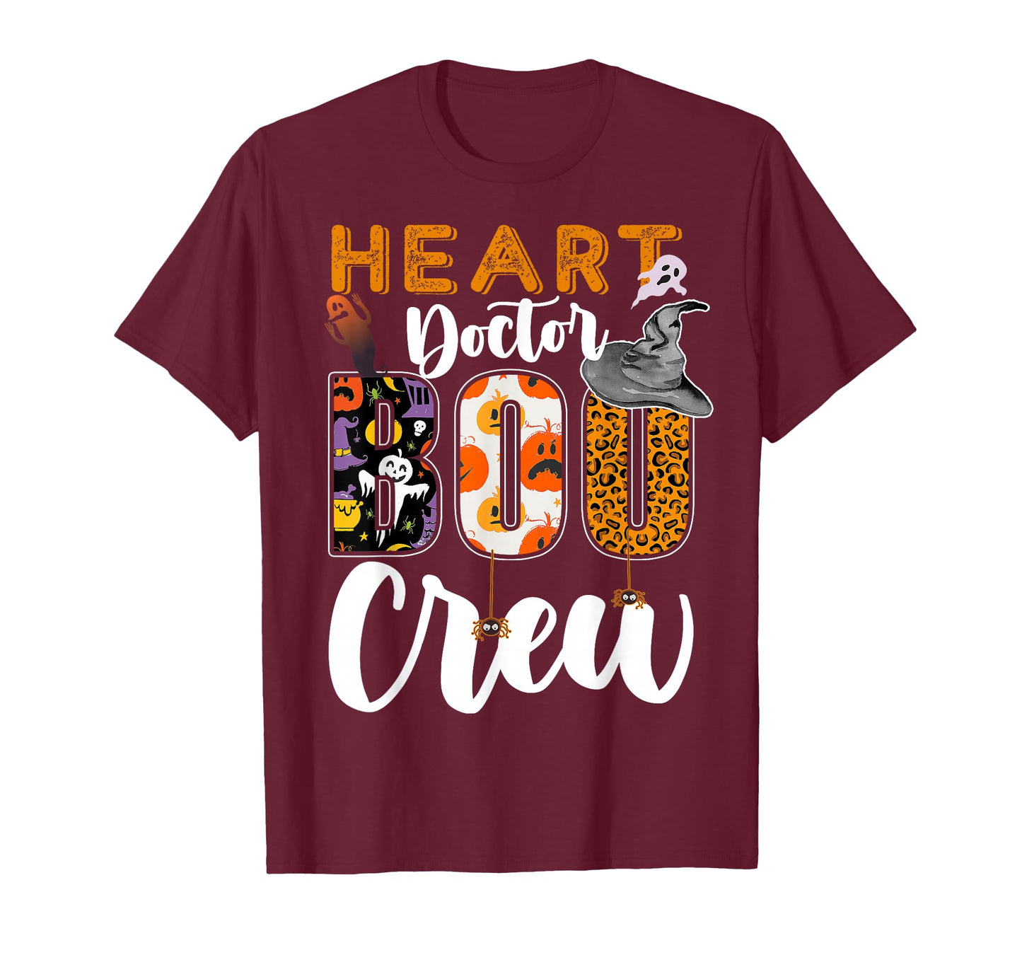 Heart Doctor Boo Crew Halloween Match Cardiologist T-Shirt