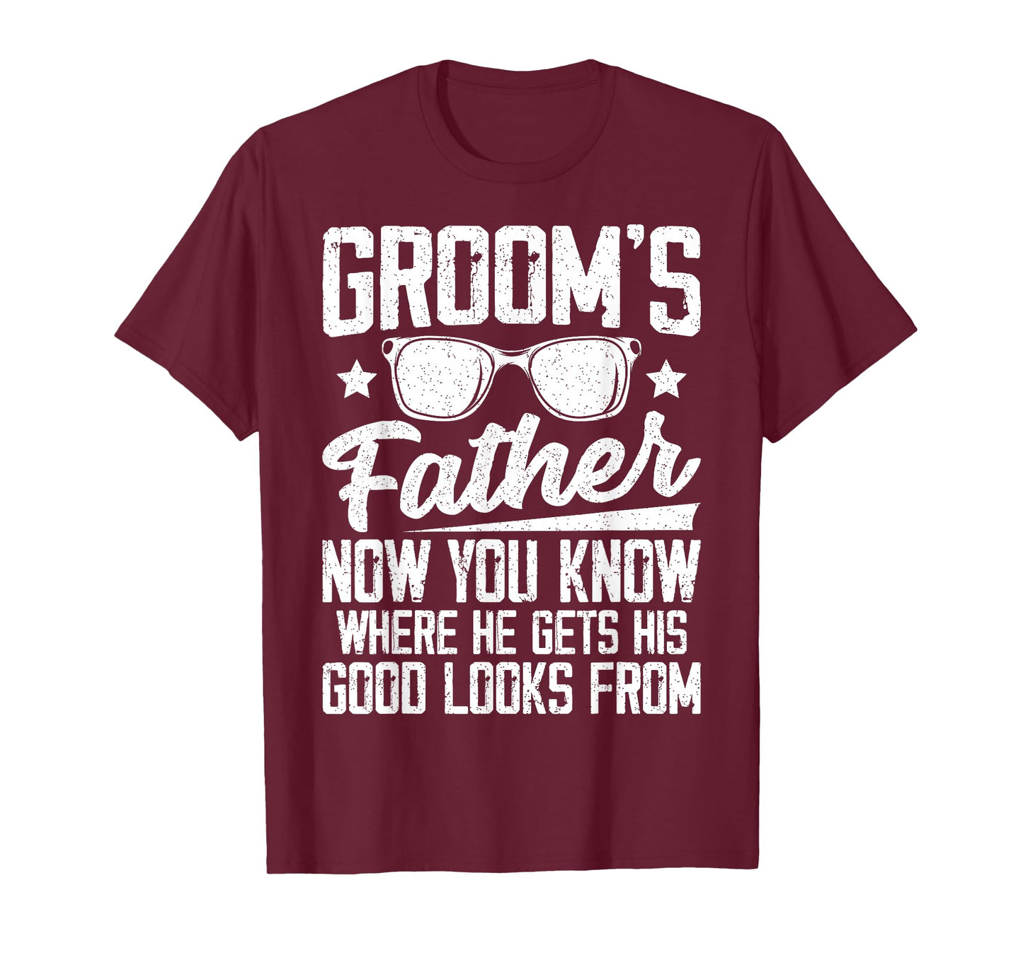 Mens Father of the Groom Wedding Costume Groom's Father T-Shirt