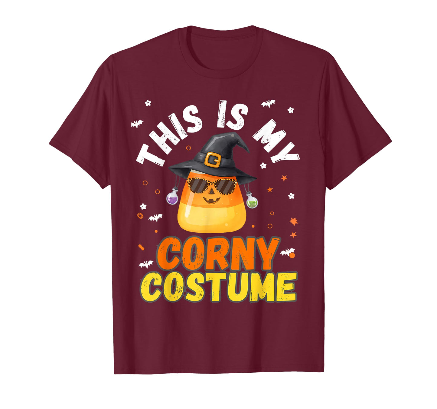 Halloween Witch Candy Corn This is My Corny Costume Party T-Shirt
