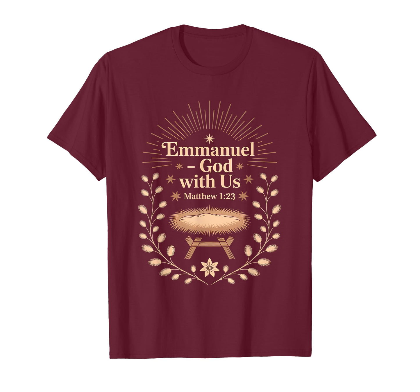 Emmanuel God With Us T Shirt T-Shirt