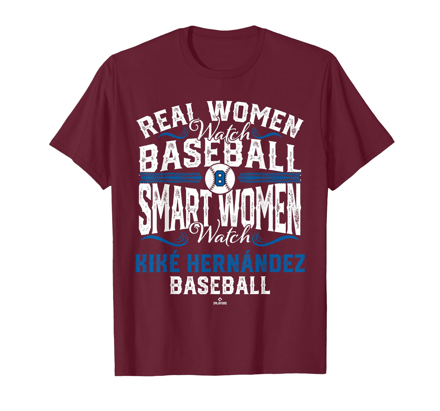 Smart Women Watch Kiké Hernández Los Angeles Baseball MLBPA T-Shirt