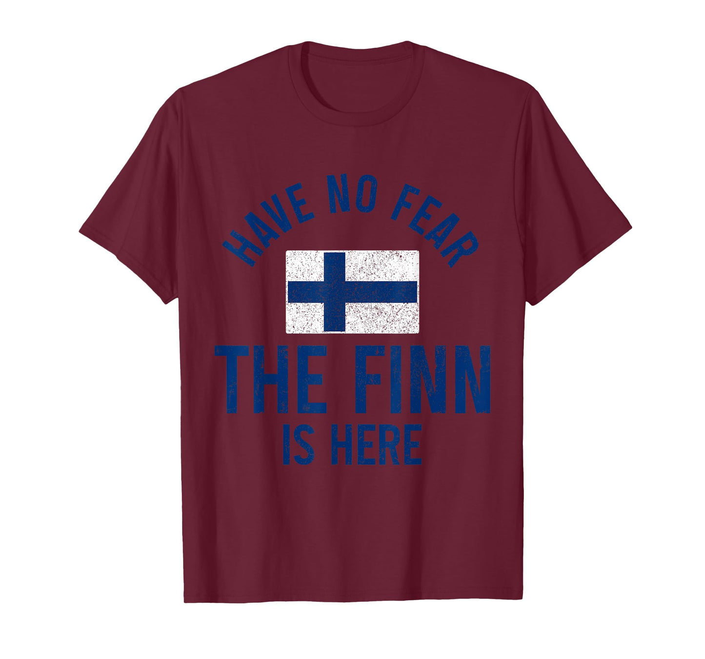 The Finn Is Here Funny Finnish Roots Finland Sisu Suomi T-Shirt