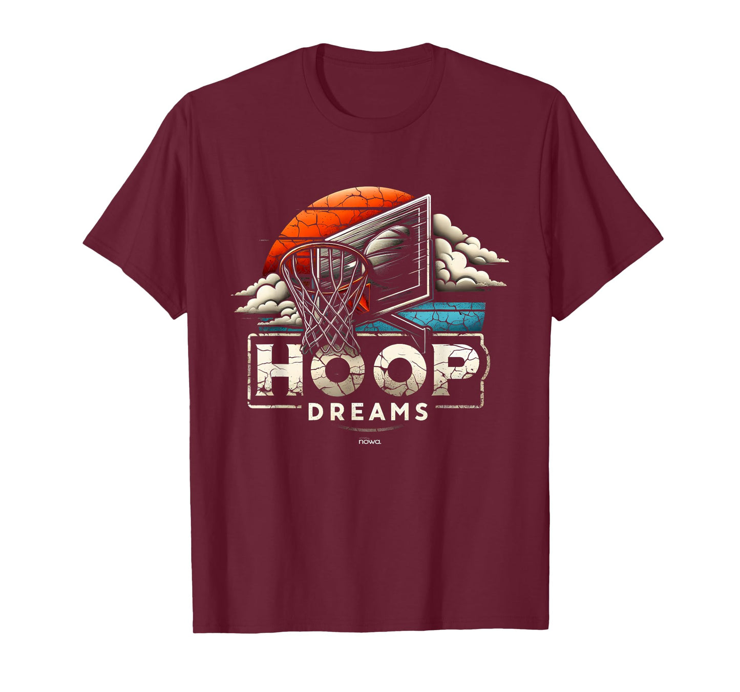 A DREAM OF BASKETBALL ON THE SUNDOWN HOOP T-Shirt