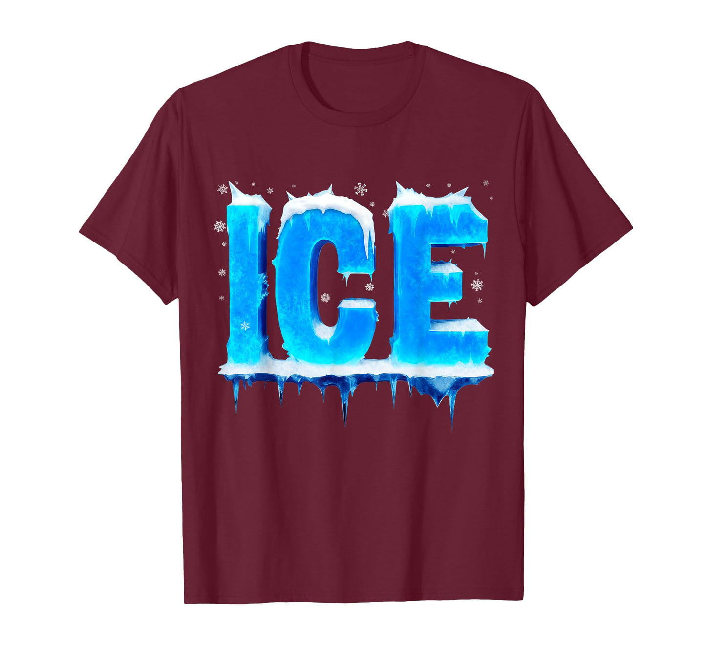 Ice Shirt Adult Kids Men Women Fire And Ice Costume T-Shirt