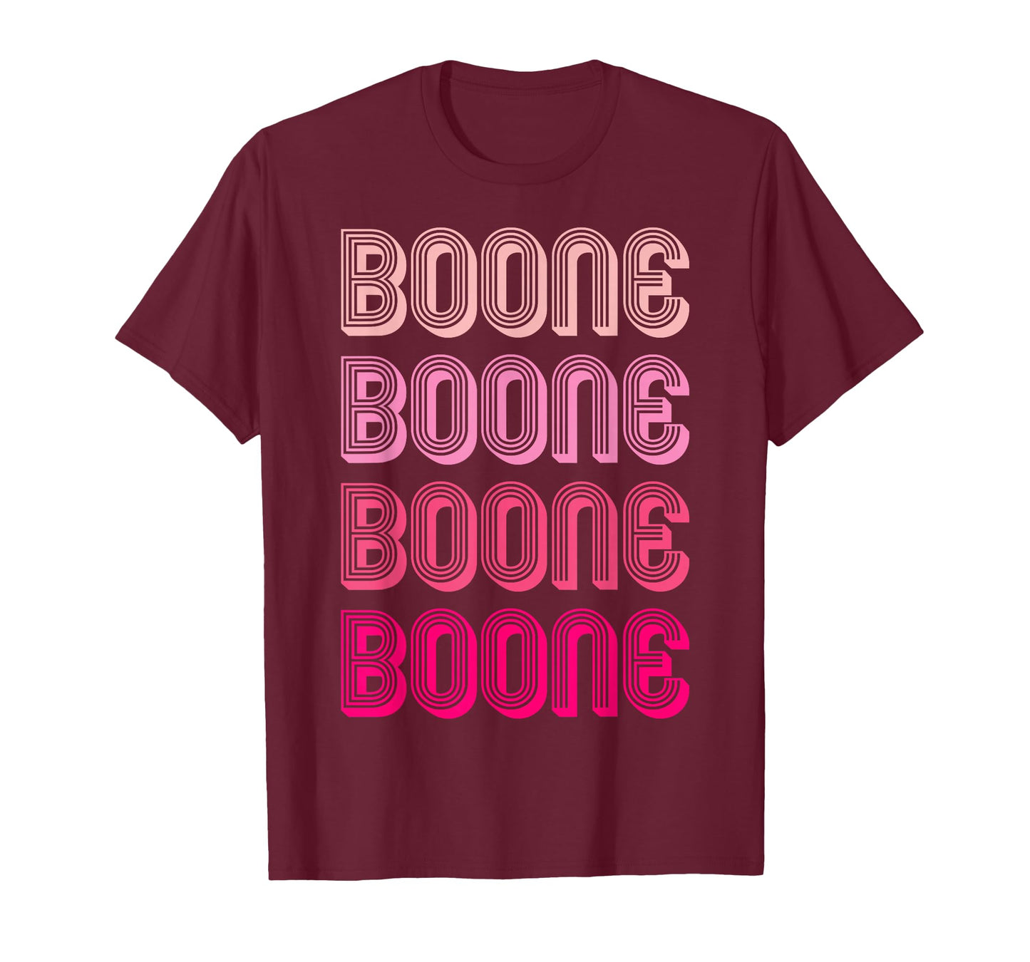Boone Personalized Name Vintage Women Men Girl T-Shirt