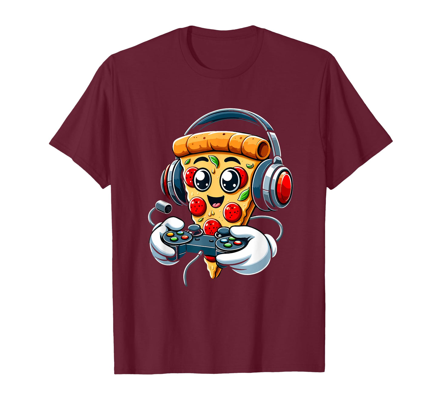 Gamer Pizza Video Gaming Boy Enthusiast Gamer Teen T-Shirt
