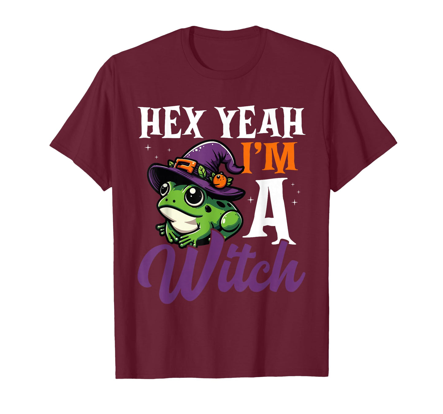 Hex Yeah I’m a Witch Funny Frog Halloween T-Shirt