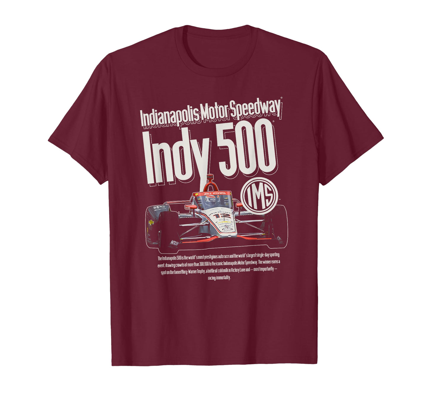 Indy 500 Indianapolis Motor Speedway Most Prestigious Race T-Shirt