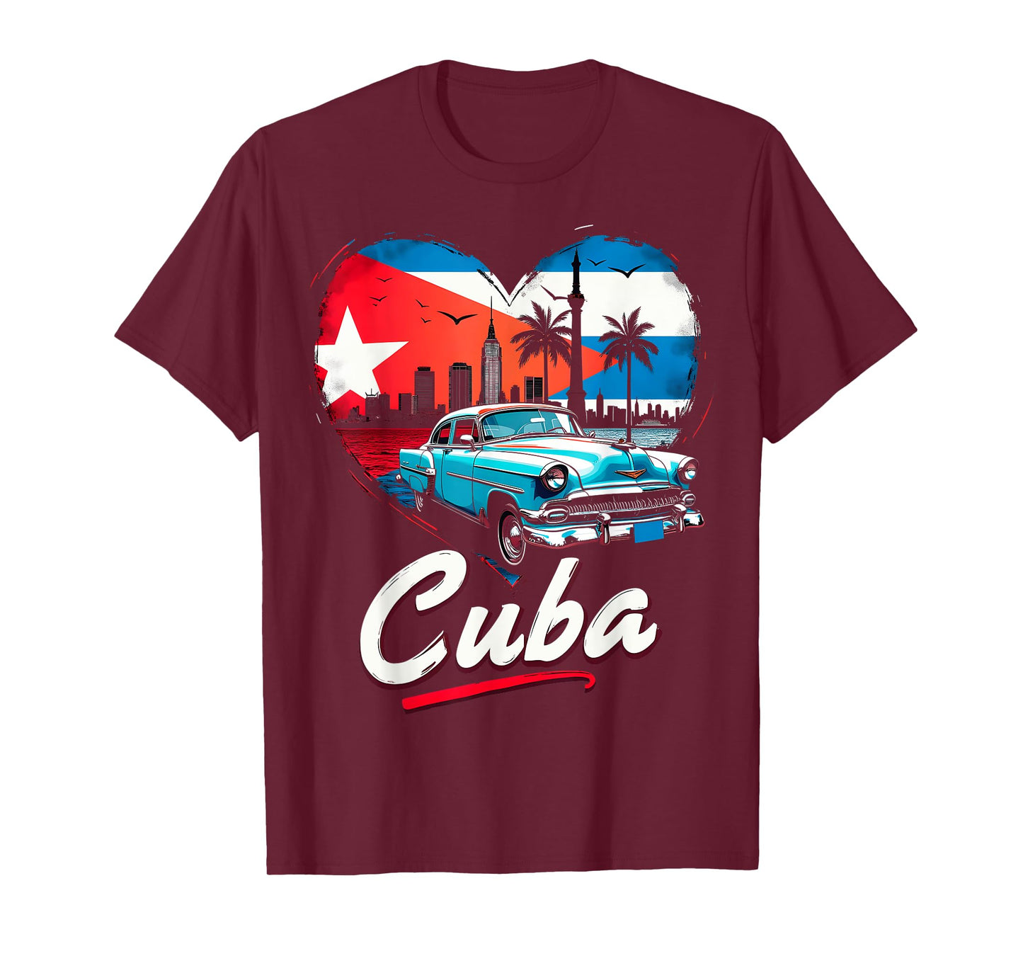 Cuba Retro Love T-Shirt