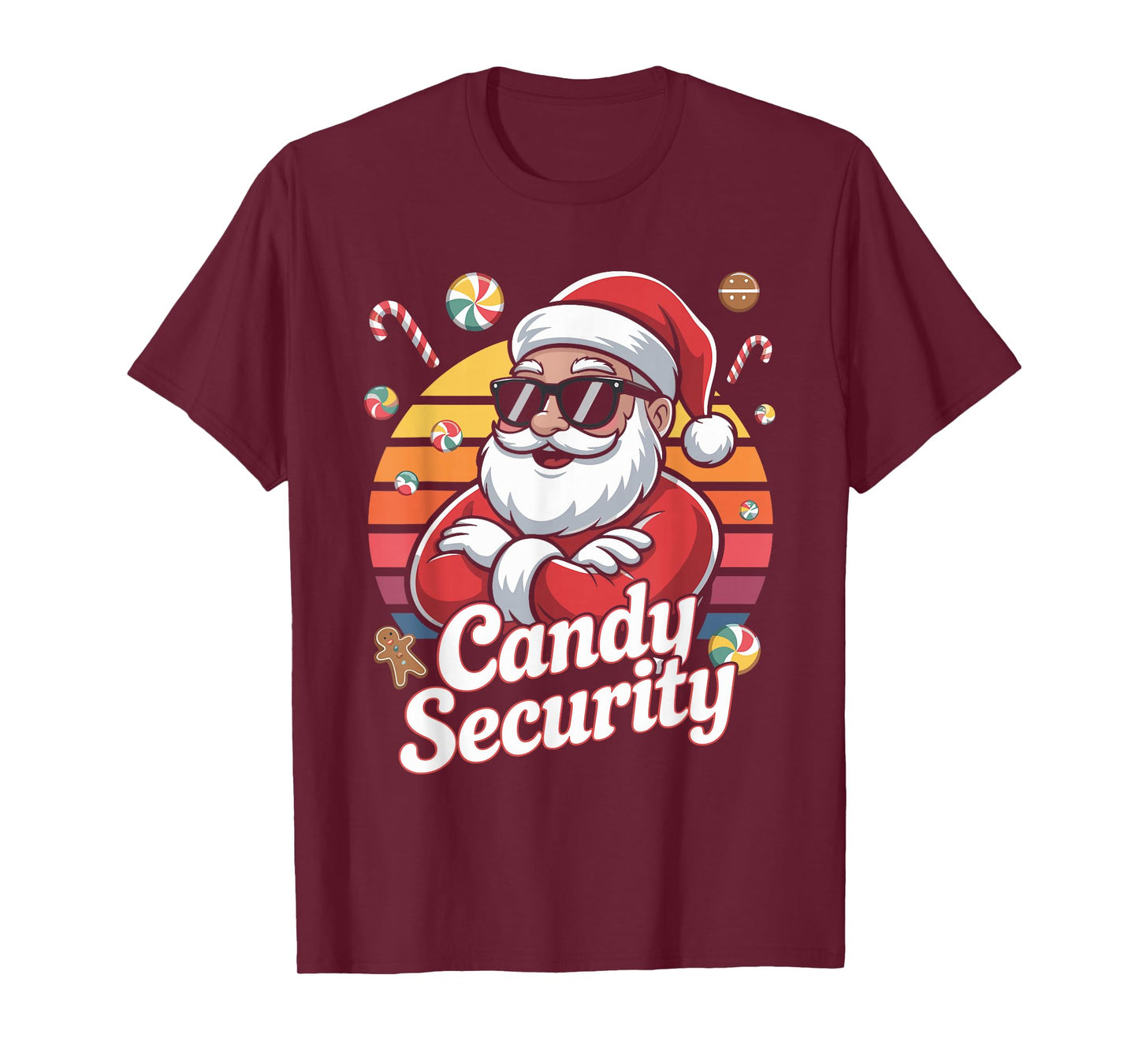Funny Candy Santa T-Shirt