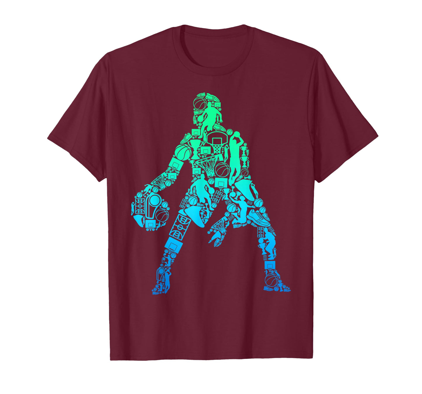 Basketball Boys Kids Men T-Shirt