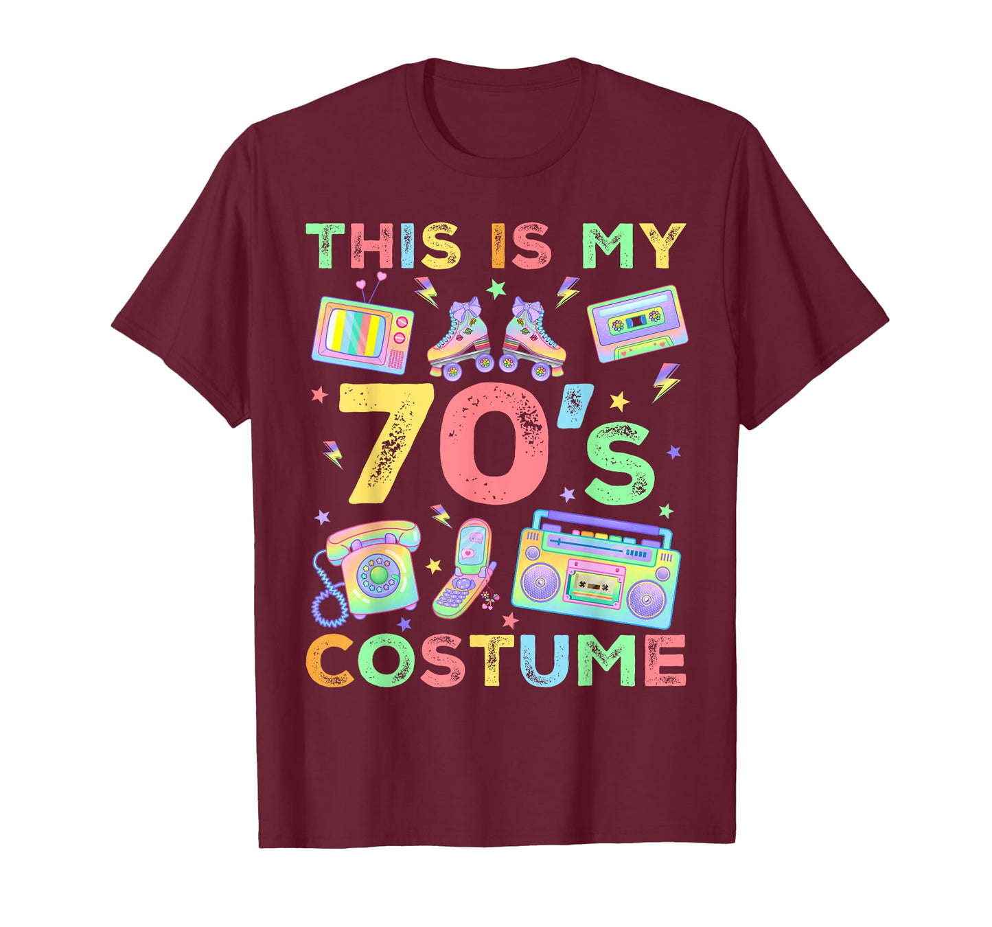 This Is My 70s Costume 70's style Seventies Retro Party T-Shirt