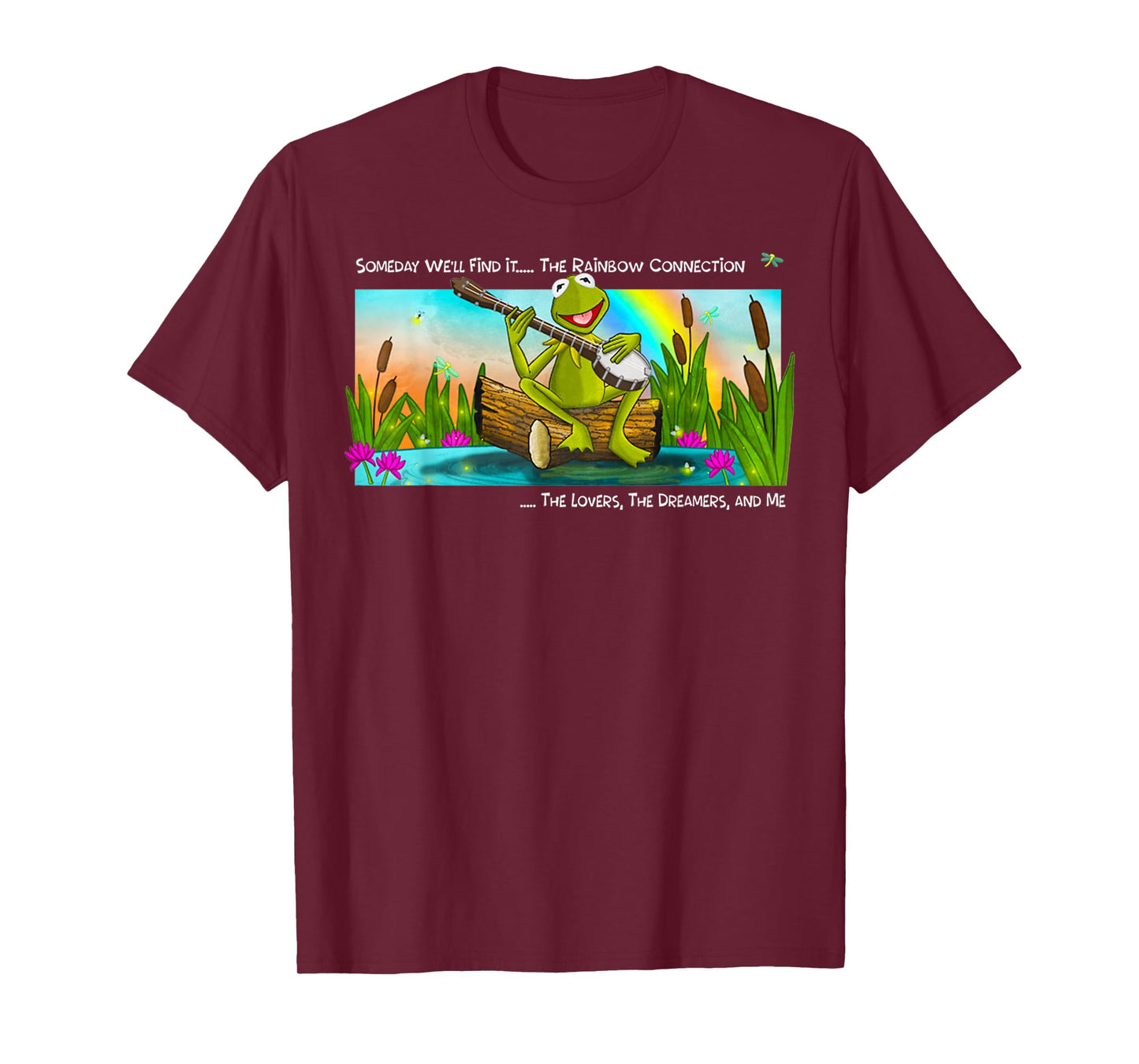 Retro Animal Funny Quote The Lovers The Dreamer And Me Frog T-Shirt