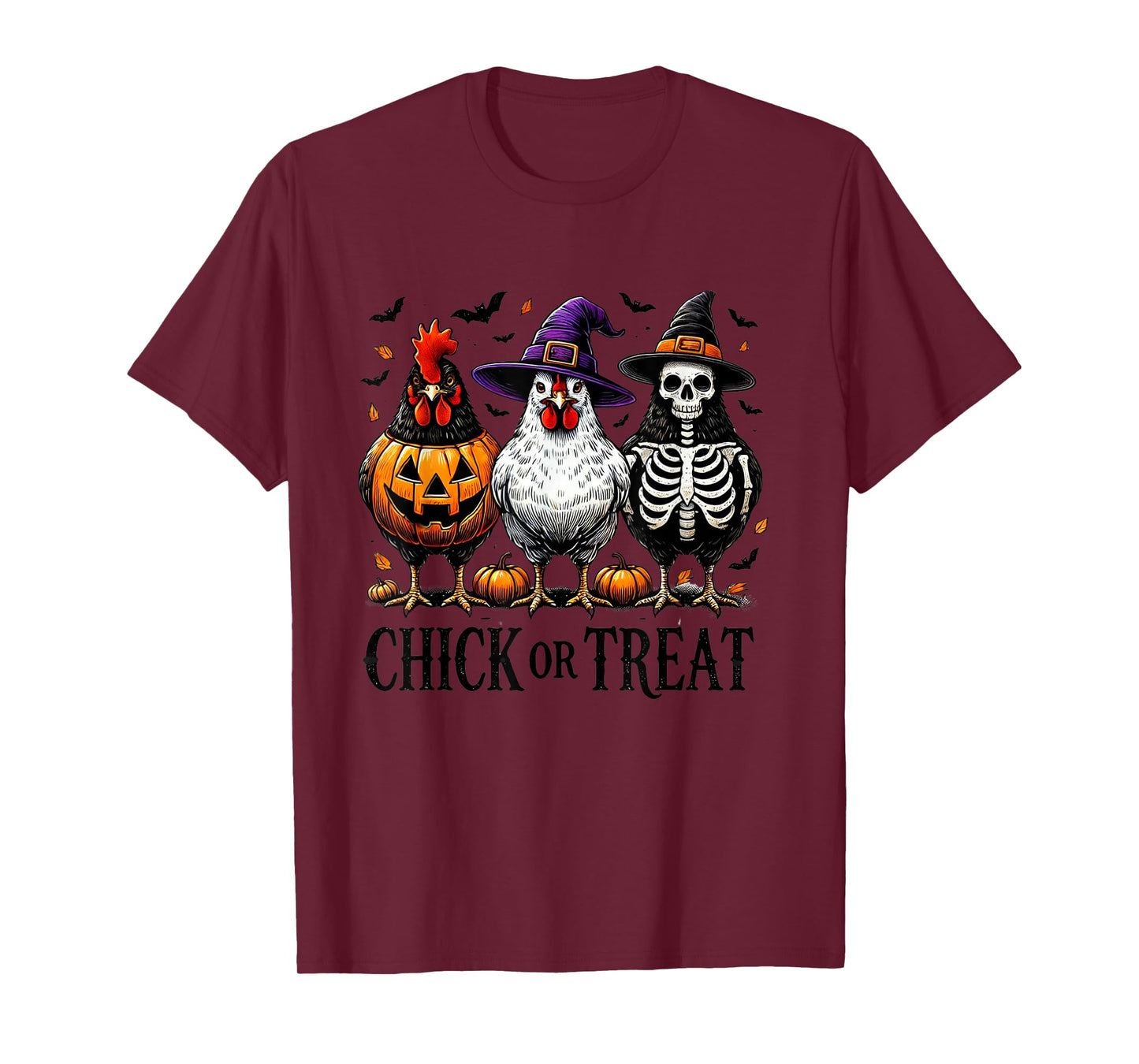Amazing Spooky Creepy Halloween Chicks T-Shirt