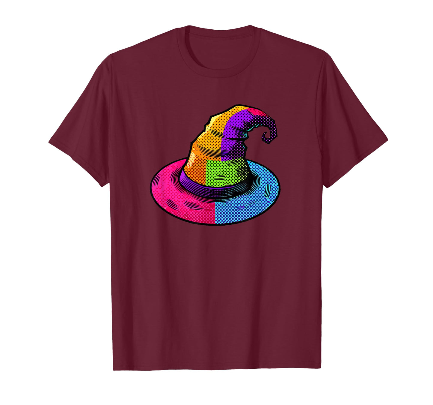 Halloween Paint Art Witch Hat Witchcraft T-Shirt