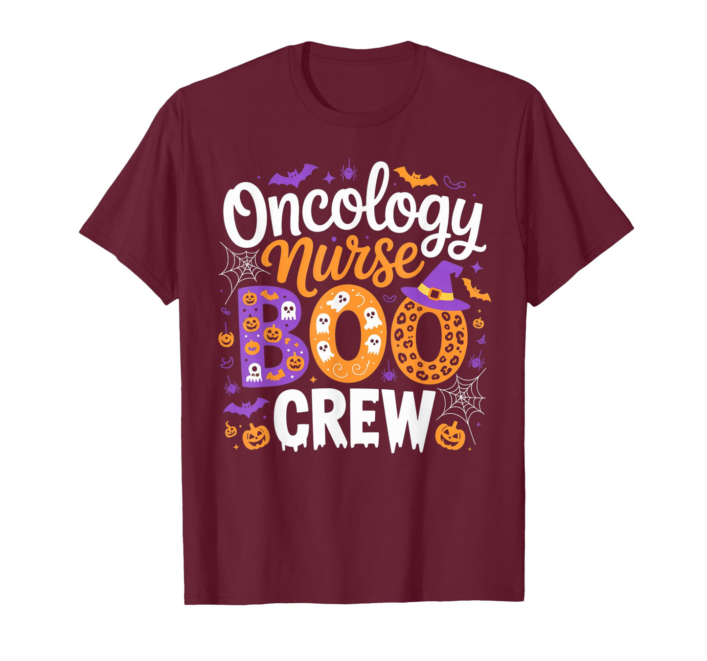 Oncology Nurse Boo Crew Halloween Spooky Outfit for Nurses T-Shirt
