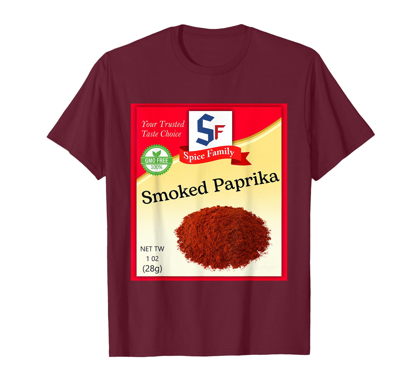 Smoked Paprika Condiment Costume Holiday Spice Costumes T-Shirt