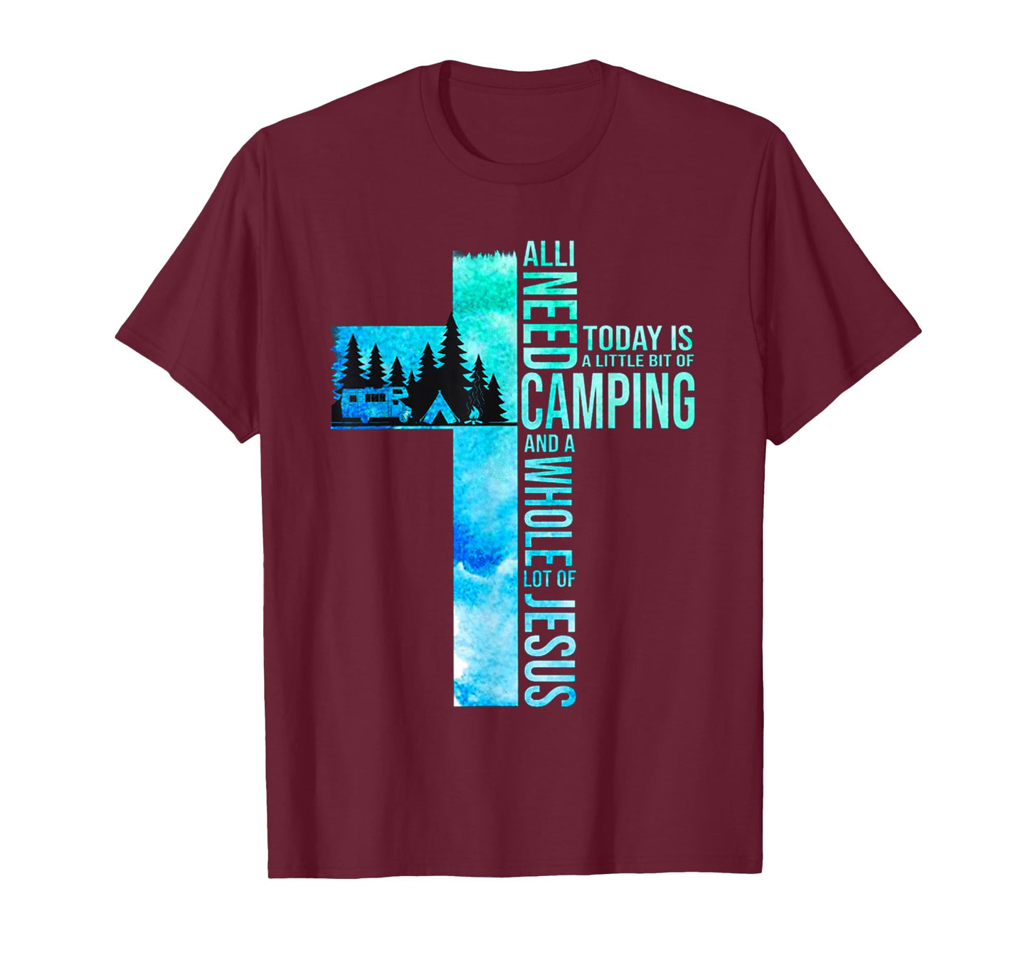 Camping and Jesus T-Shirt