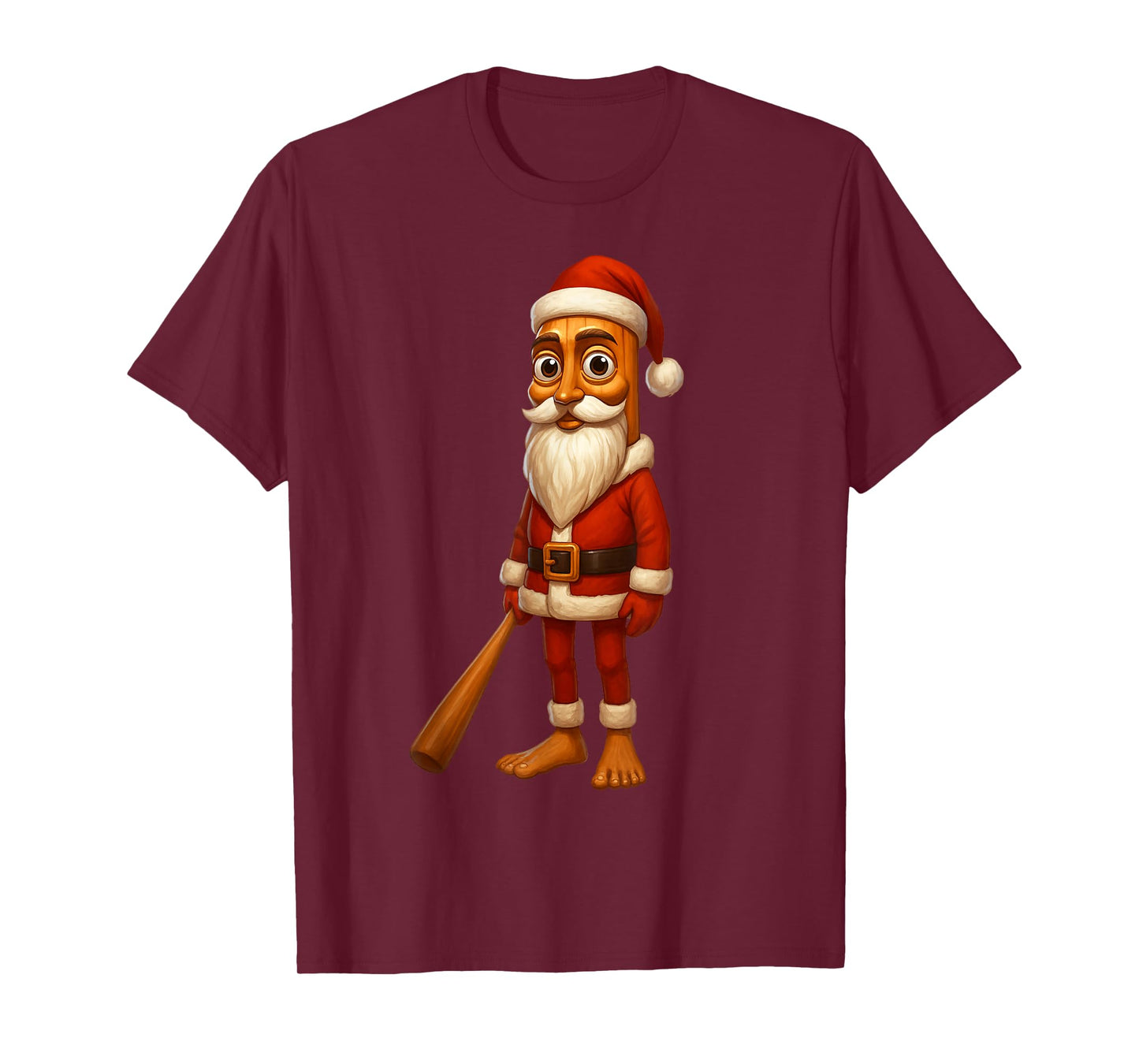 Italian Brainrot Funny Christmas Santa Claus Tung Sahur Joke T-Shirt