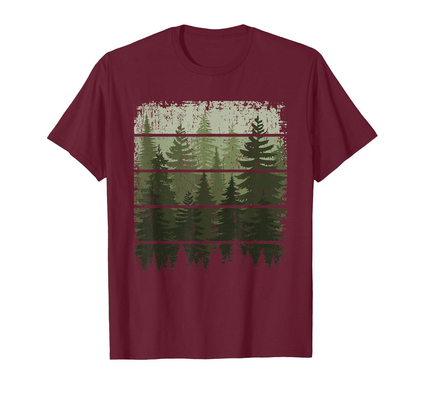 Trees Wildlife Nature Vintage Forest T-Shirt