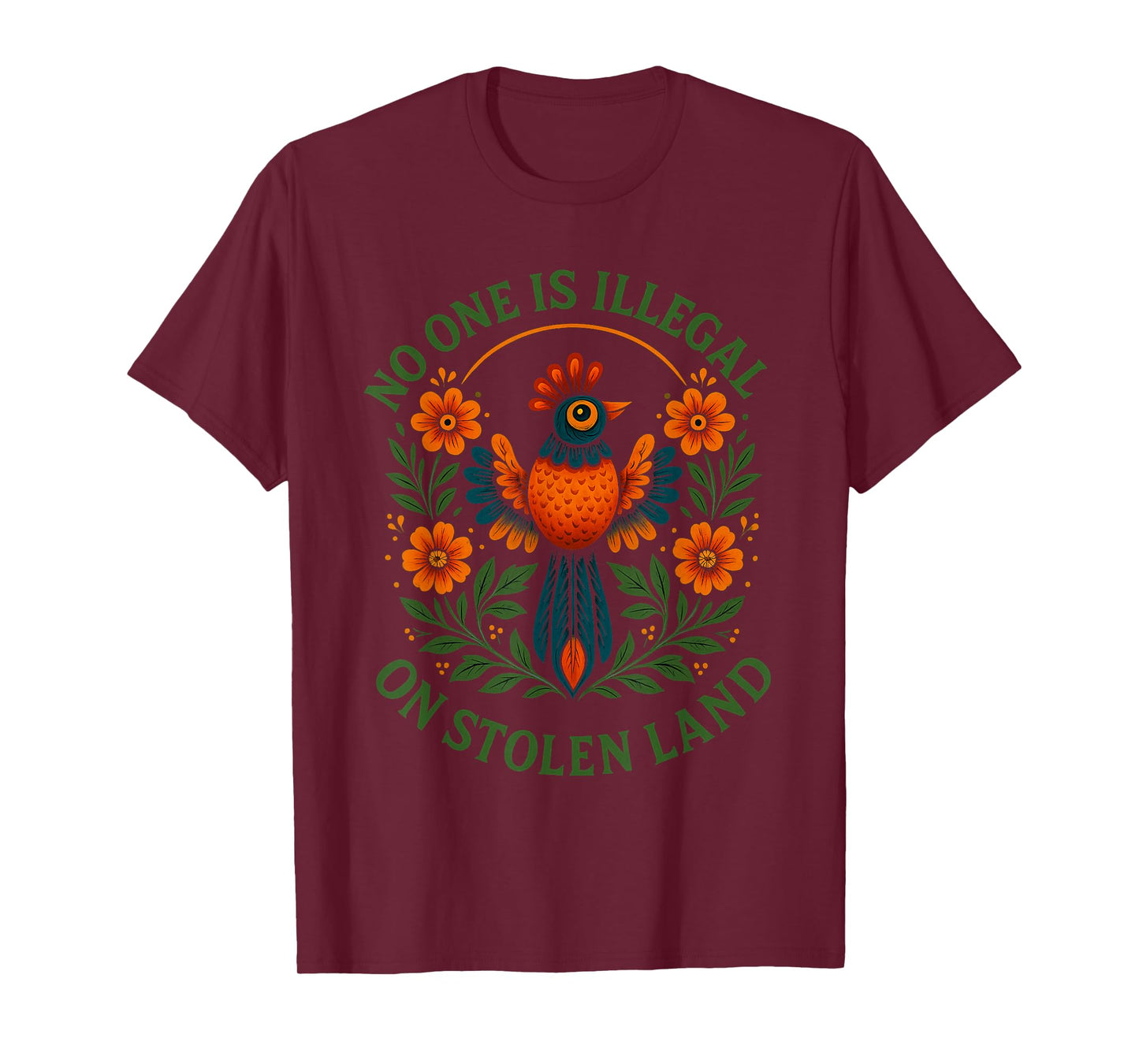 No One is Illegal On Stolen Land Native Americans Vintage T-Shirt