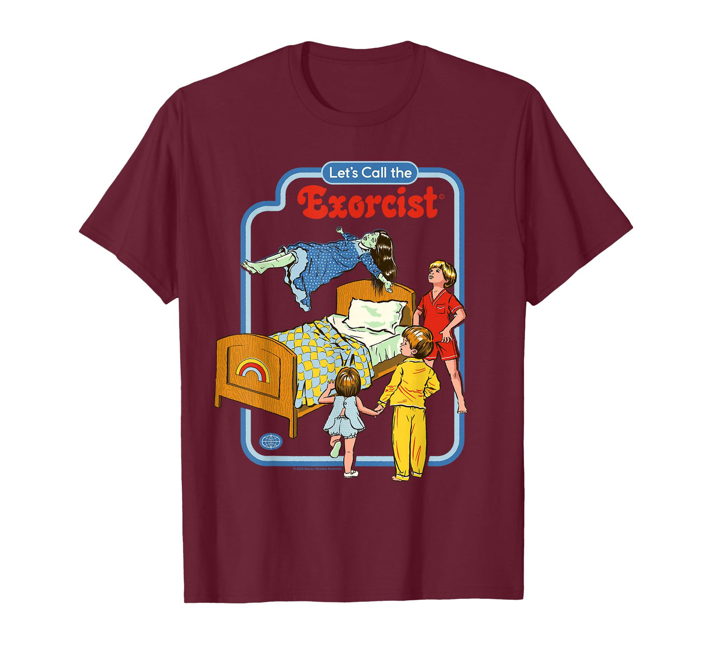 Let's Call the Exorcist Retro Vintage Funny Adult Humor T-Shirt