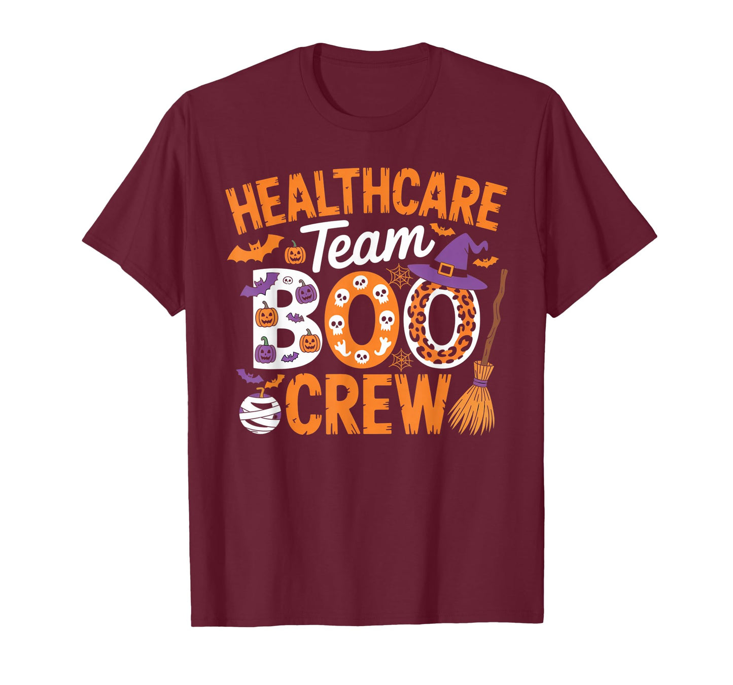 Healthcare Team Boo Crew Halloween Group Outfit for Staff T-Shirt