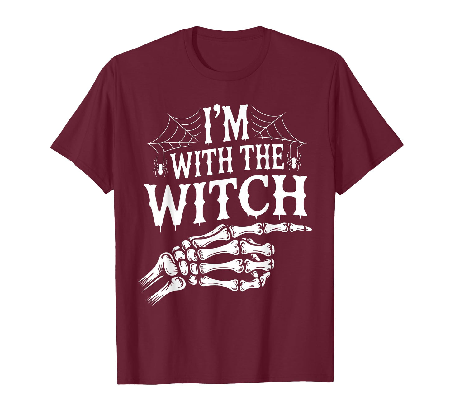 I'm with The Witch Couple Costume Halloween T-Shirt