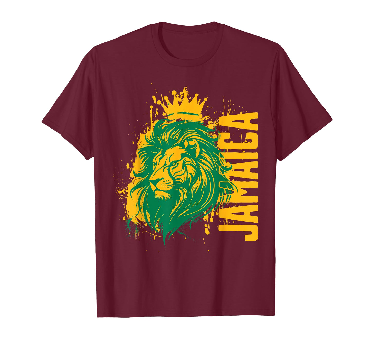 Vintage Jamaica Lion Jamaican Men Women Kids Jamaican Lion T-Shirt