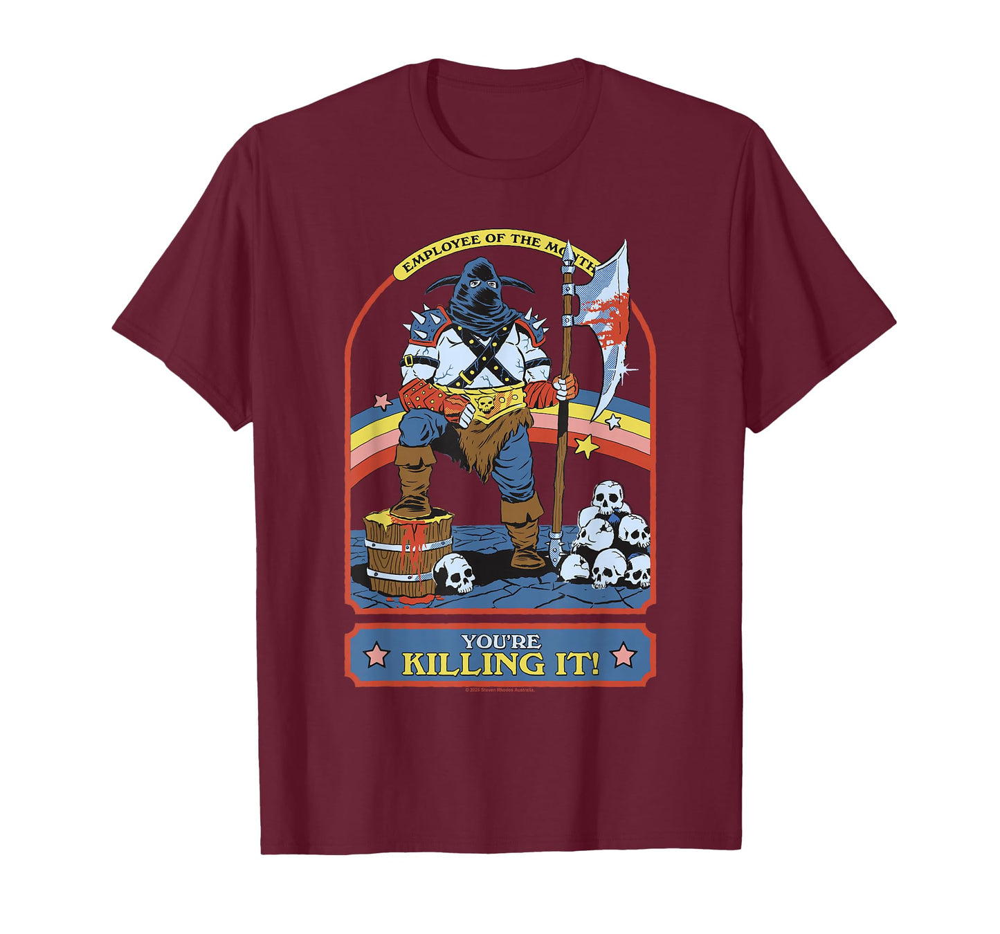 Employee of the Month Sarcastic Vintage Funny Adult Humor T-Shirt