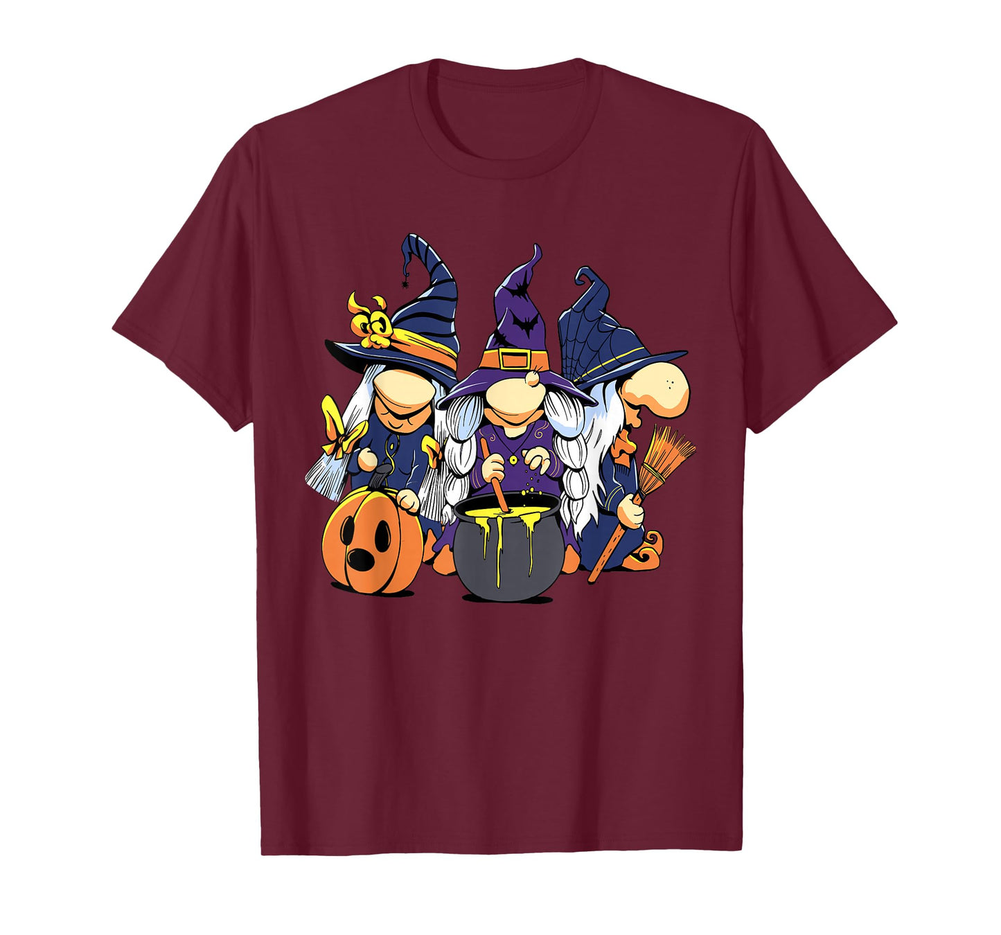 Halloween Witch Pumpkin Costume Funny Design T-Shirt